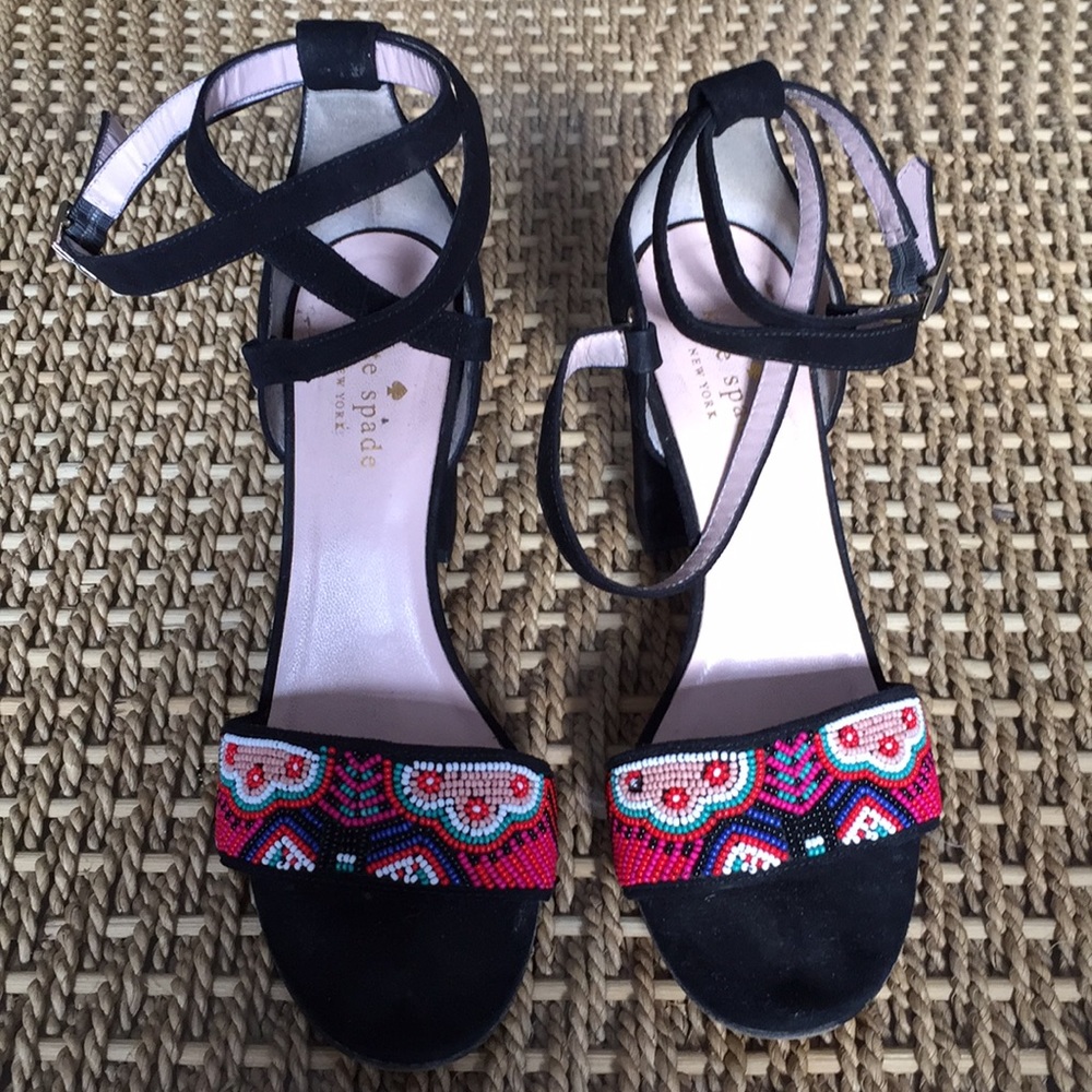 Kate Spade Block Heel Ankle Strap Sandal
